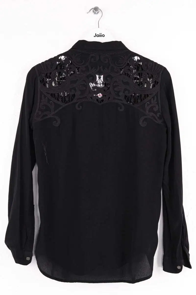 Blouse The Kooples Noir en Synthétique