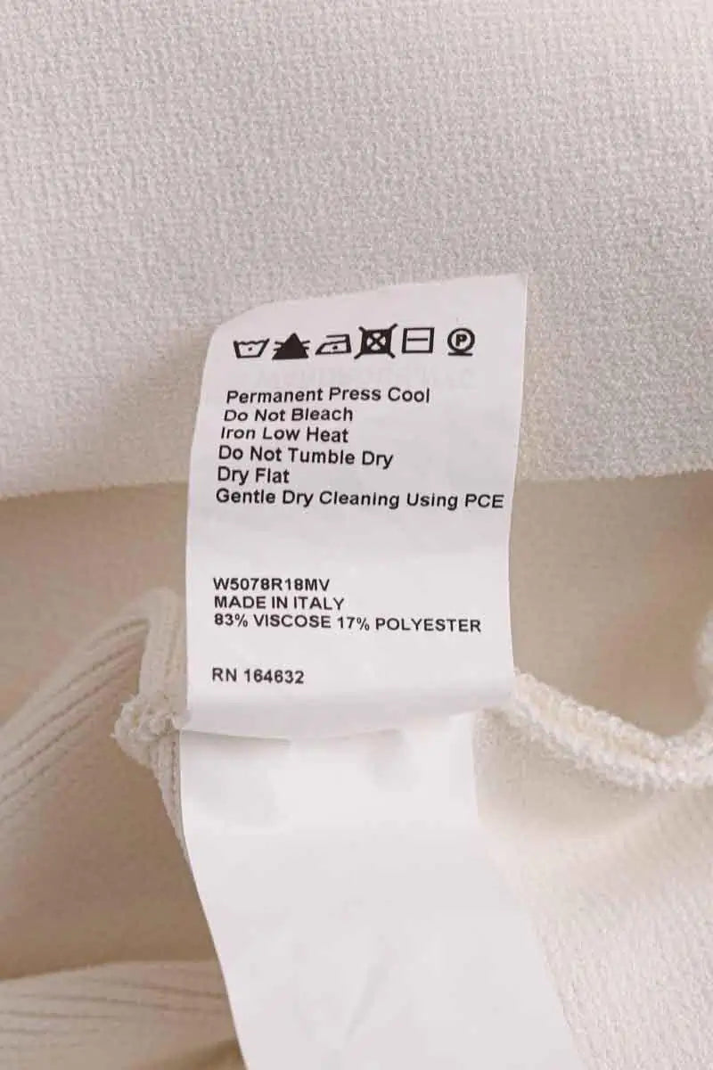 Robe WARDROBE.NYC Beige en Viscose