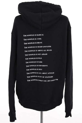 Sweatshirt The Kooples Noir en Coton