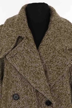 Manteau Bellerose Kaki en Laine