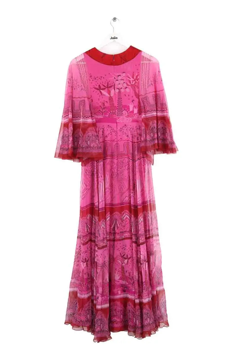 Robe Valentino Rose en Soie