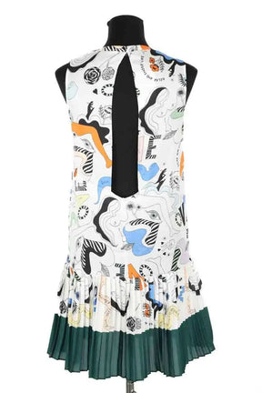 Robe Sandro  Blanc en Polyester
