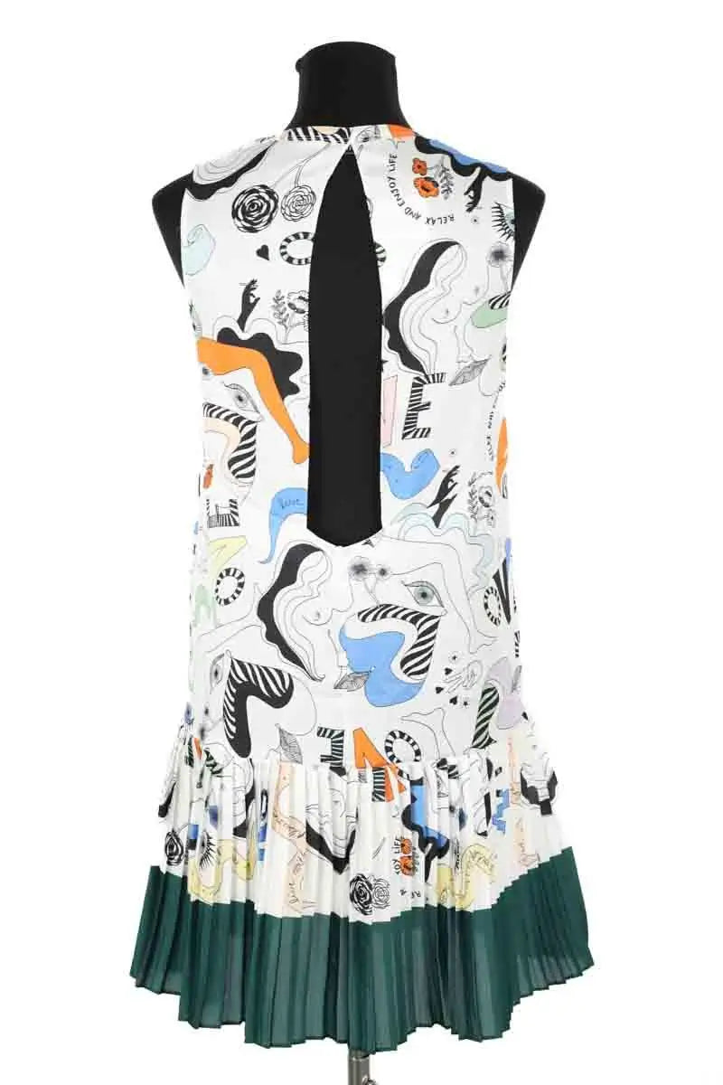 Robe Sandro  Blanc en Polyester