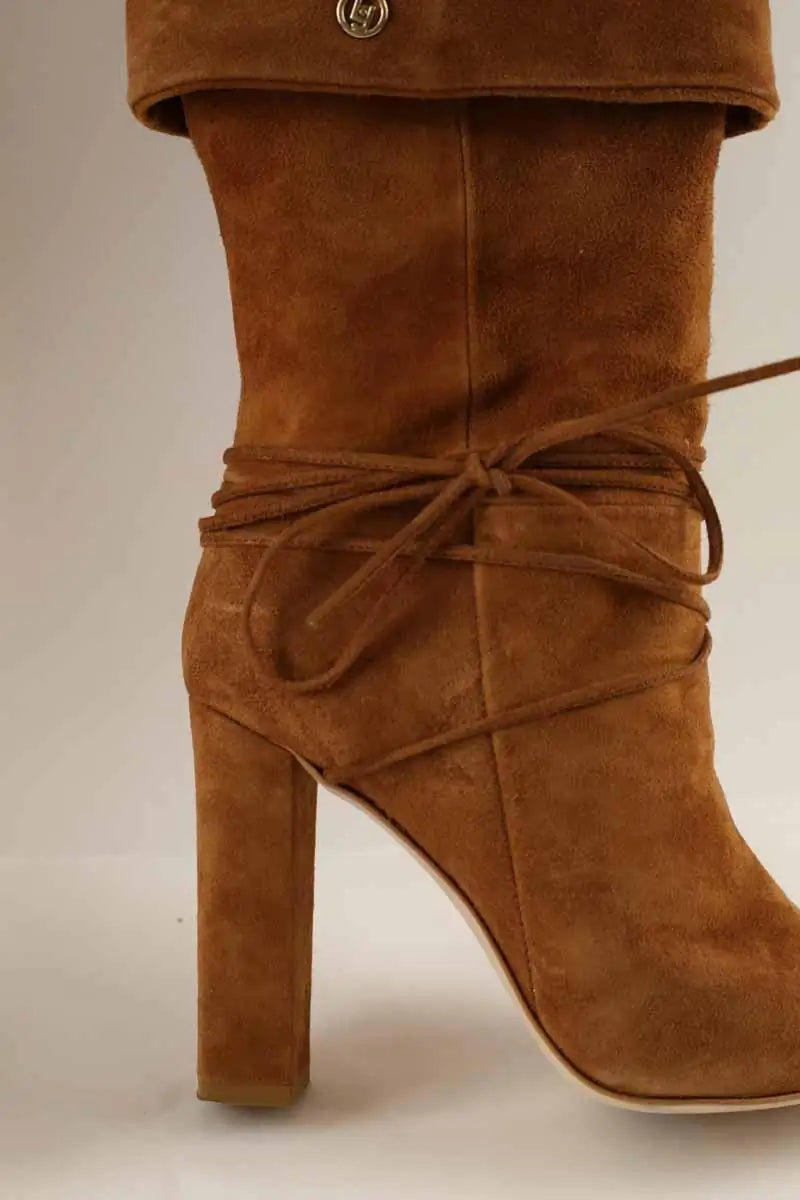 Bottes Liu Jo Camel en Daim
