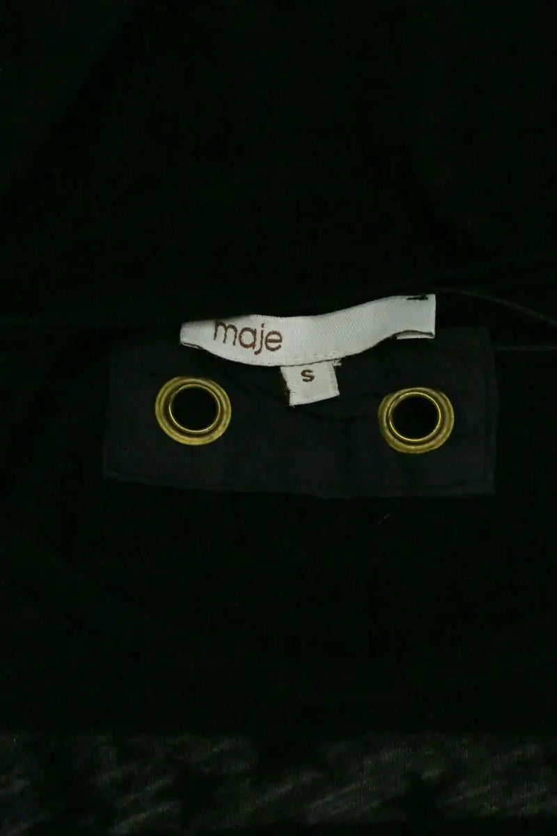 T-shirt Maje Noir en Coton