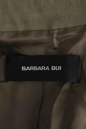 Veste Barbara Bui Kaki en Coton