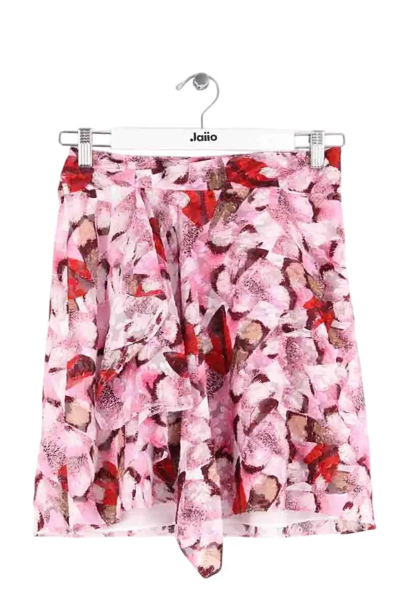 Jupe Iro Rose en Soie, taille S - Seconde Main