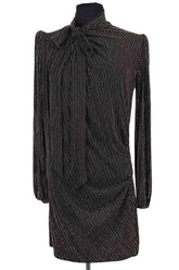 Robe Marc Jacobs Noir en Synthétique, taille S - Seconde Main
