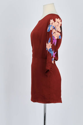 Robe Antik Batik  Bordeaux