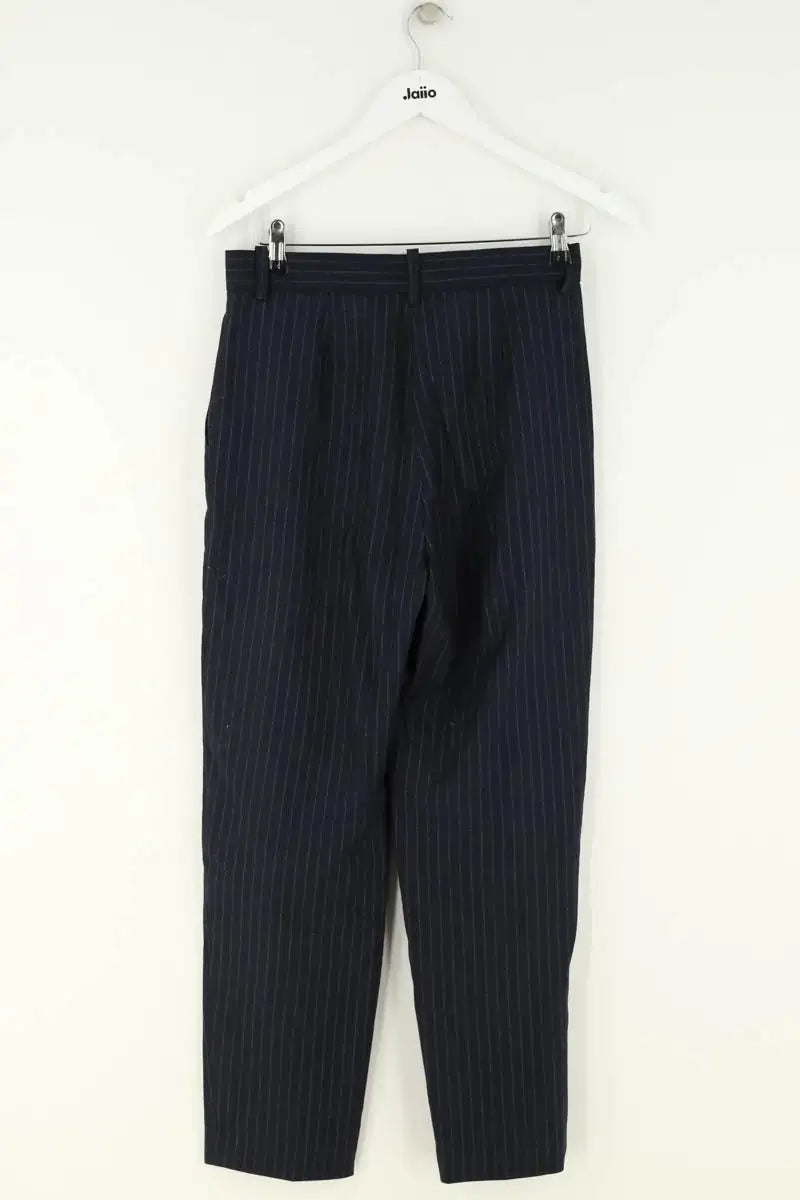 Pantalon Maje Bleu en Laine