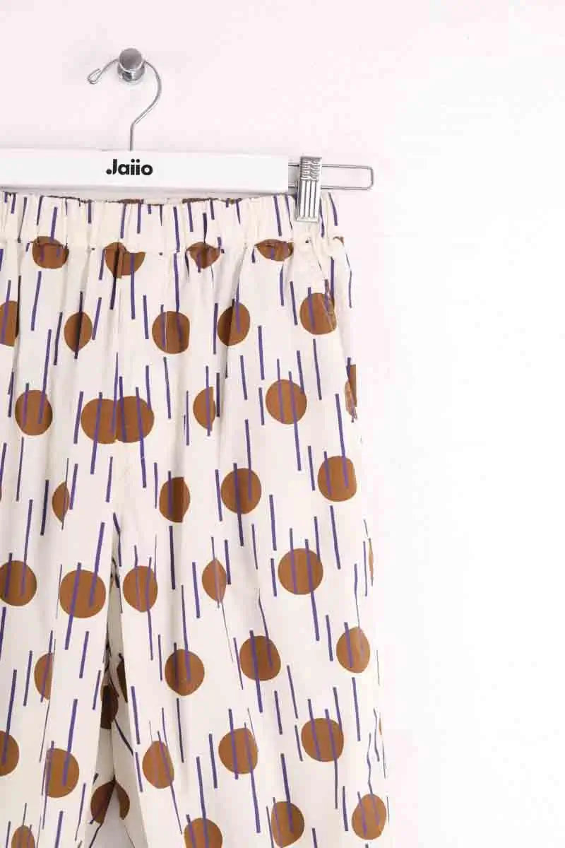 Pantalon droit Chloé Stora Blanc en Coton
