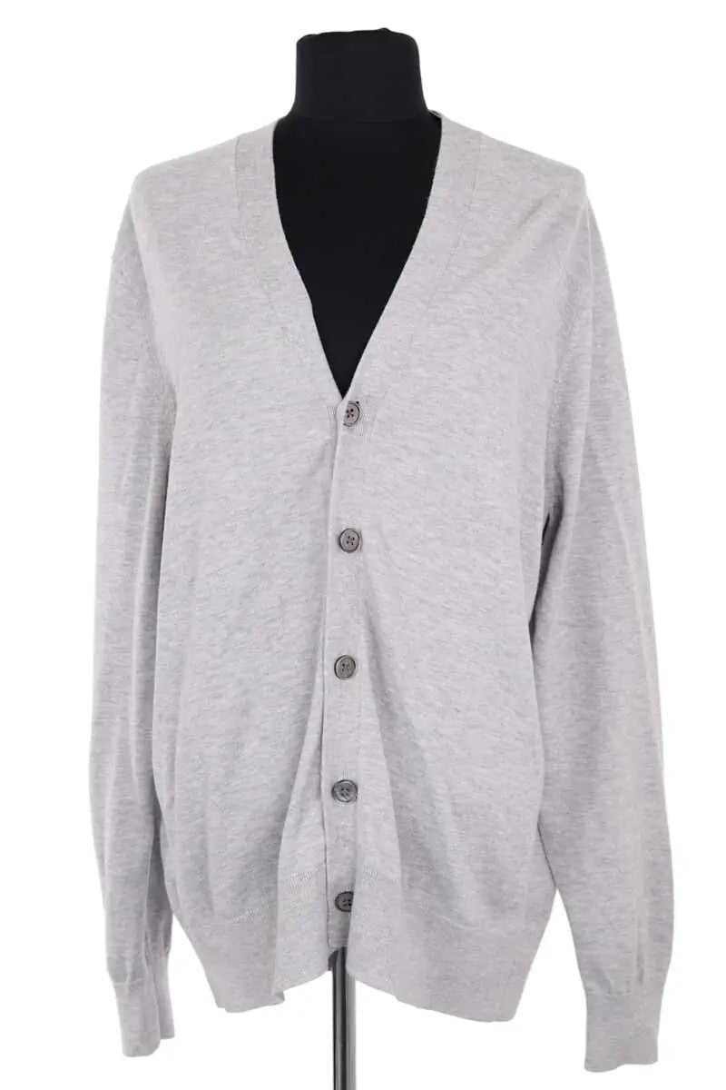 Cardigan Brooks Brothers Gris en Coton, taille L - Seconde Main