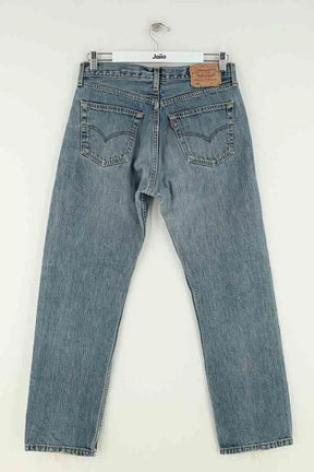 Jean droit Levi's 501 Bleu en Coton