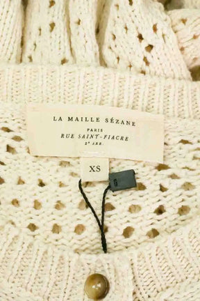 Cardigan Sézane Beige en Laine