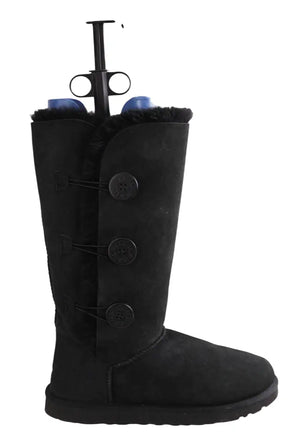 Bottes Ugg Noir en Cuir, taille 40 - Seconde Main