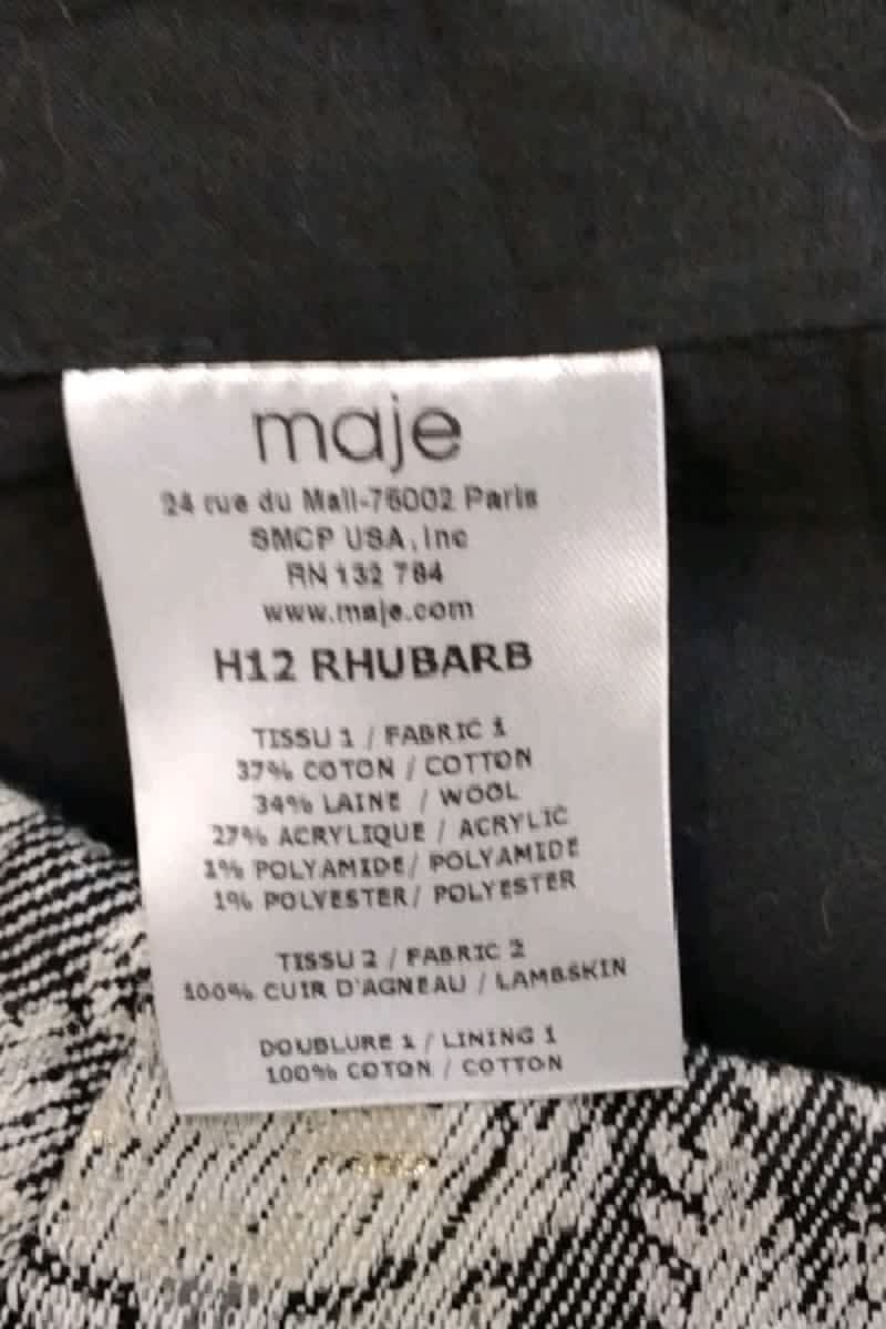 Mini jupe Maje  Gris
