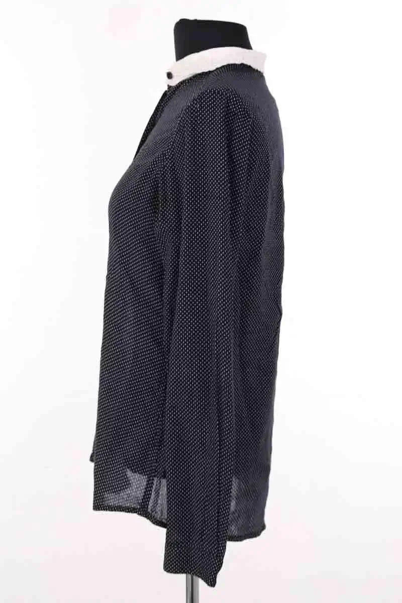 Blouse The Kooples Noir en Coton
