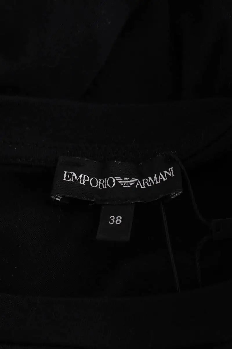 T-shirt Emporio Armani Noir en Coton
