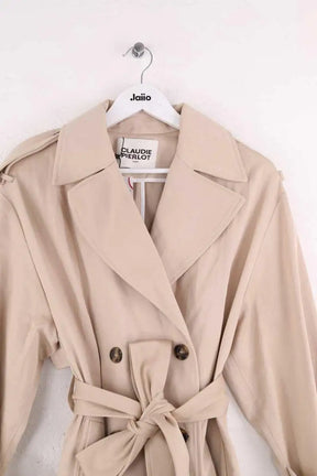 Trench-coat Claudie Pierlot Gwendal Beige en Synthétique
