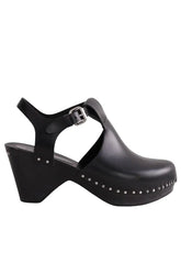 Sabots Isabel Marant Minimals Noir en Cuir, taille 39 - Seconde Main