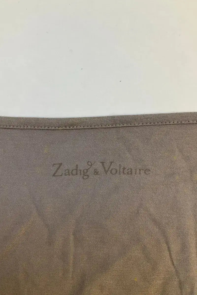T-shirt Zadig & Voltaire Beige en Synthétique