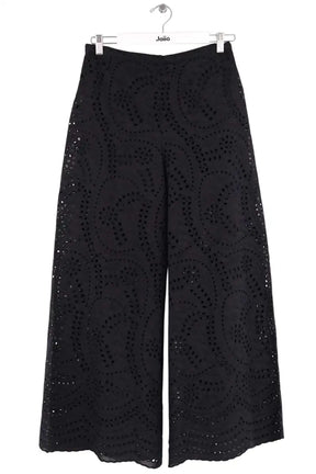 Pantalon Tara Jarmon Noir en Coton, taille L - Seconde Main