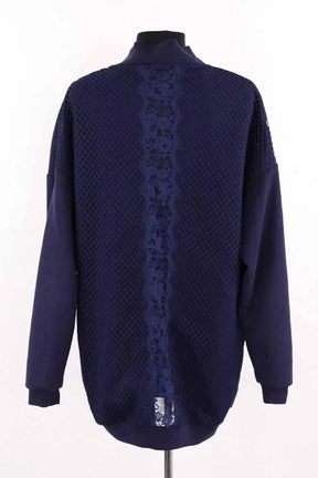Cardigan Pinko Bleu en Synthétique