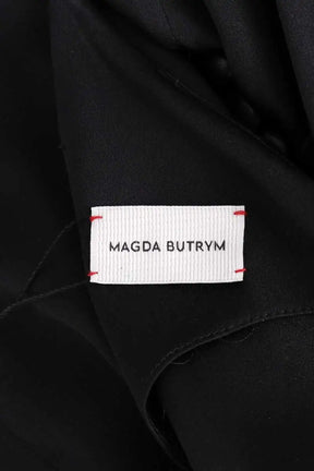 Robe Magda Butrym Noir en Soie