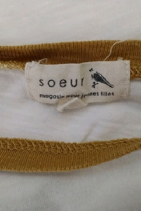 T-shirt Soeur  Blanc