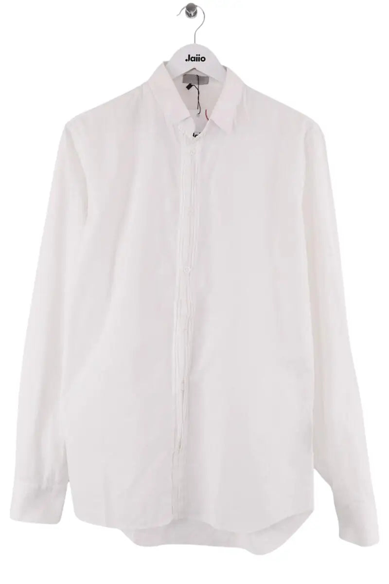 Chemise Dior Blanc en Coton, taille M - Seconde Main