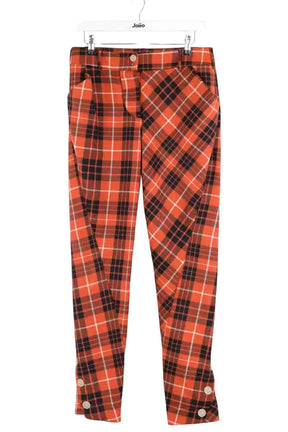 Pantalon slim Vivienne Westwood Orange en Laine, taille L - Seconde Main