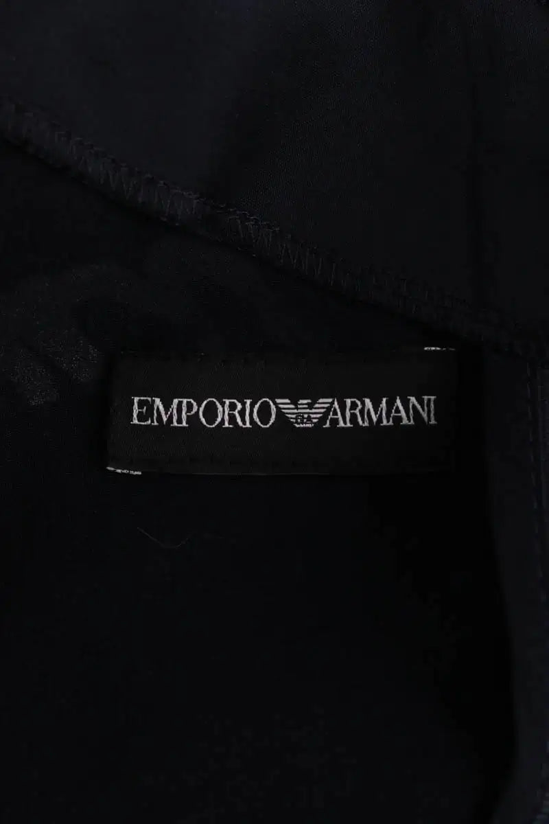 Robe Emporio Armani Bleu en Soie