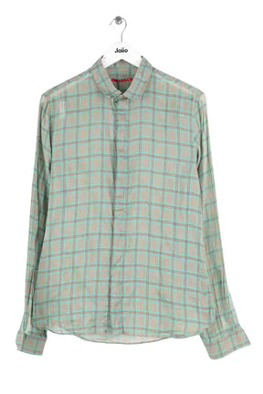Chemise Prada Vert en Coton, taille M - Seconde Main