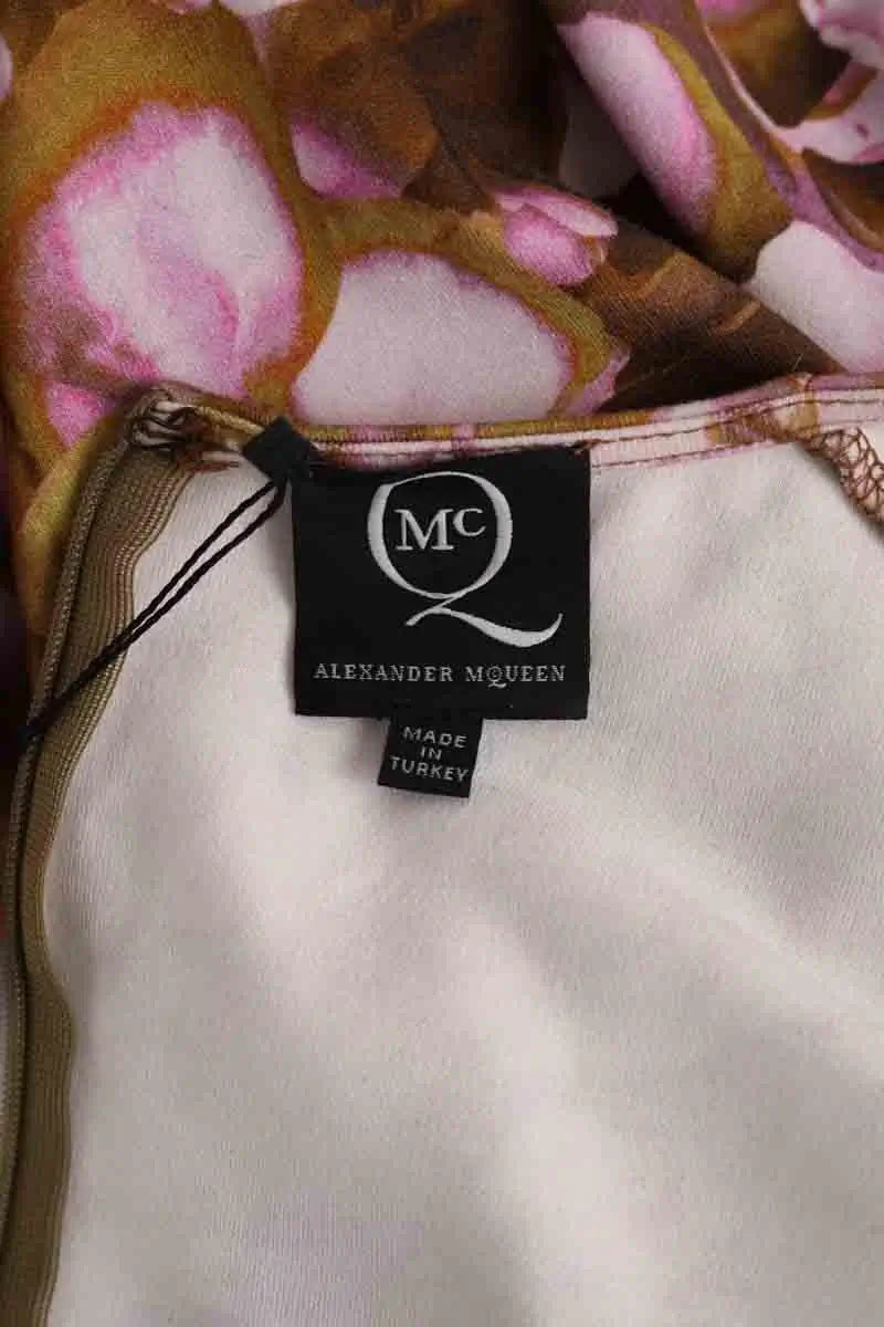 Robe Alexander McQueen Rose en Synthétique