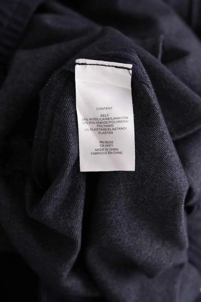 Pantalon large Tibi Bleu en Laine