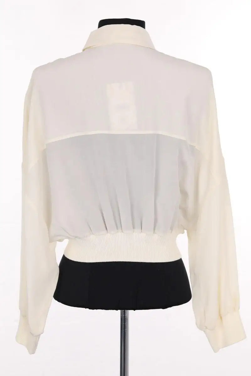 Blouse Pinko Beige en Soie
