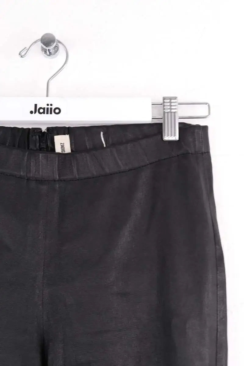 Pantalon slim Zadig & Voltaire Noir en Cuir