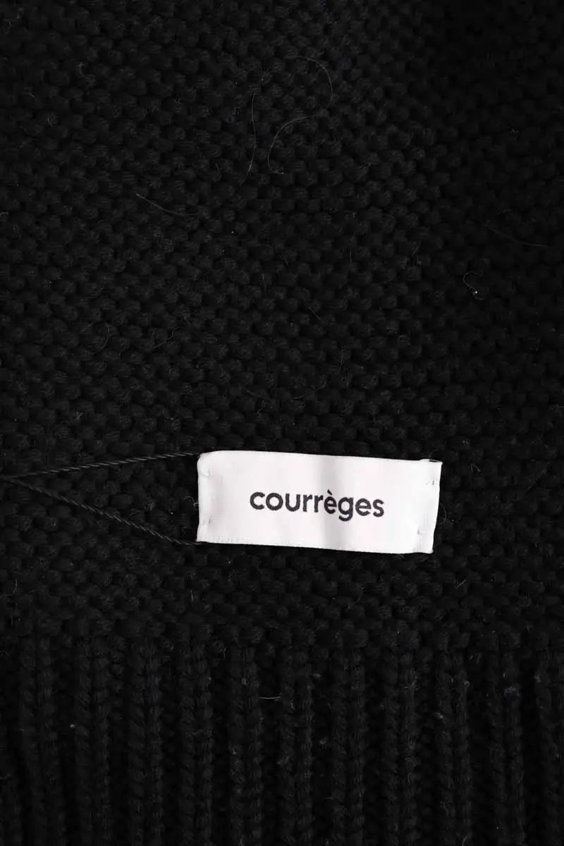 Bonnet Courrèges Noir en Laine