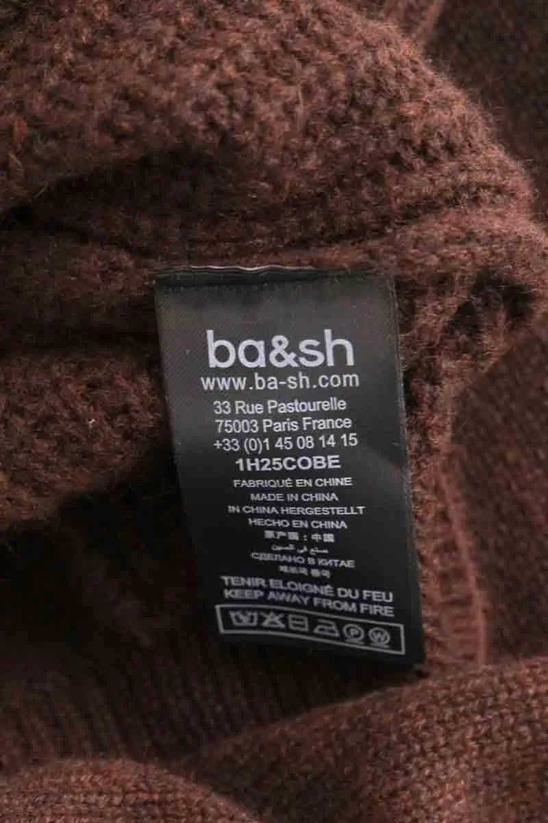 Pull Ba&Sh Marron en Cachemire