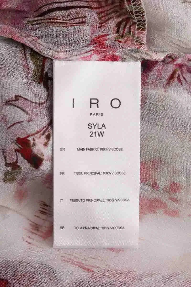 Blouse Iro Syla Rouge en Viscose