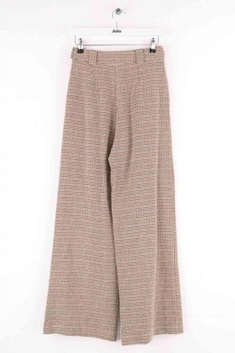 Pantalon large Momoni Marron en Laine