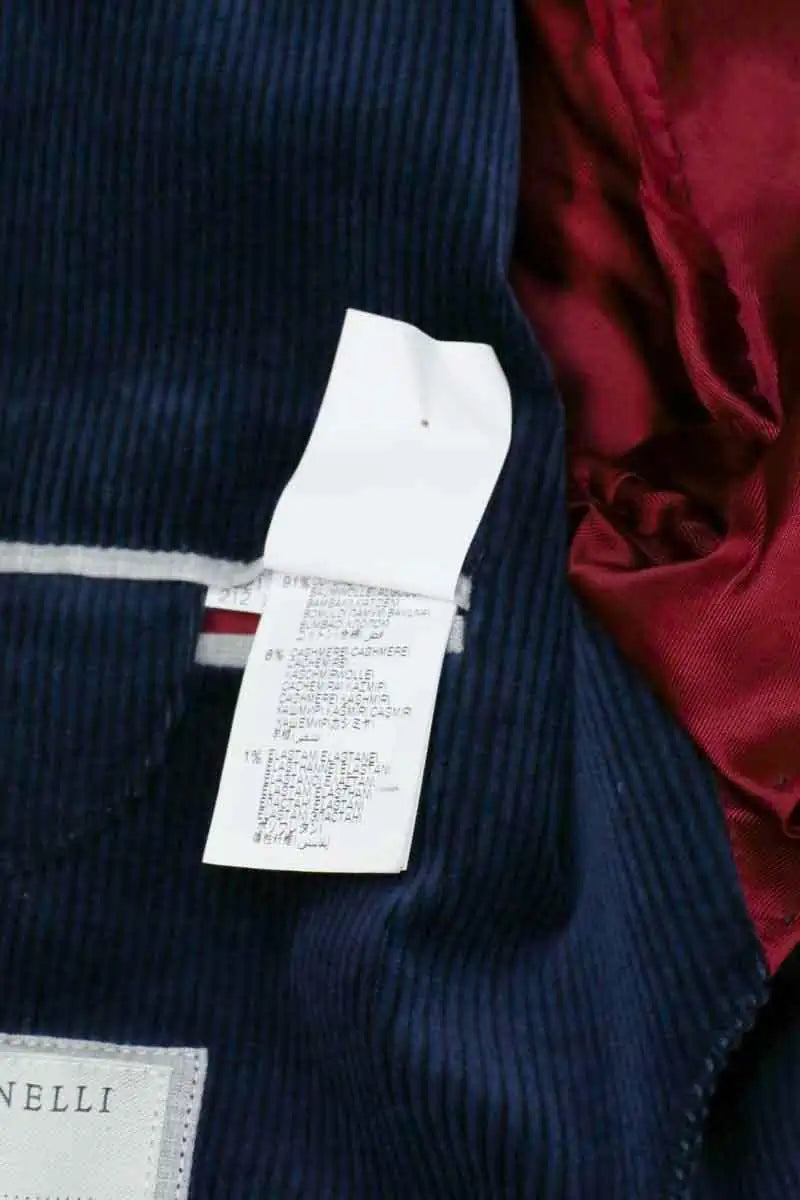 Veste Brunello Cucinelli Marine en Coton