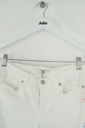 Slim 7 For All Mankind  Blanc