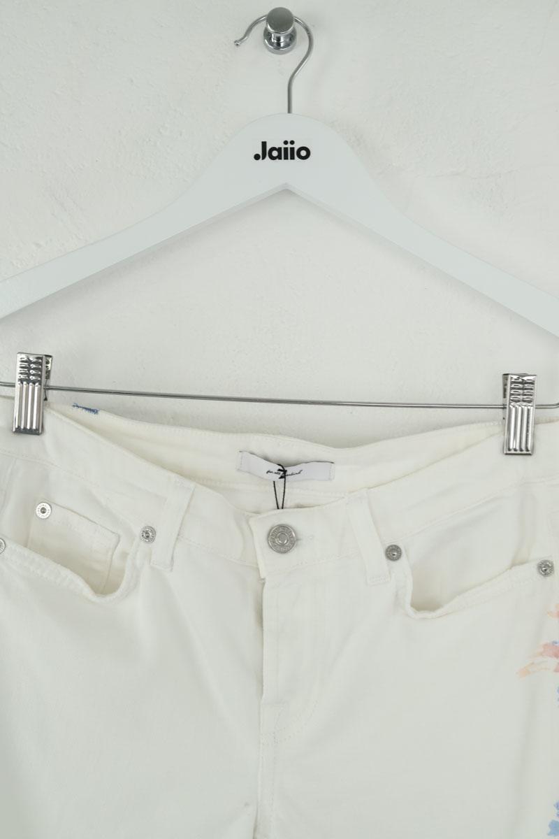 Slim 7 For All Mankind  Blanc