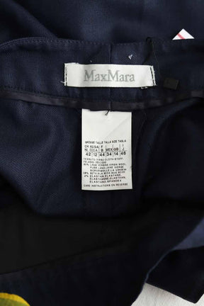 Droit Max Mara  Bleu