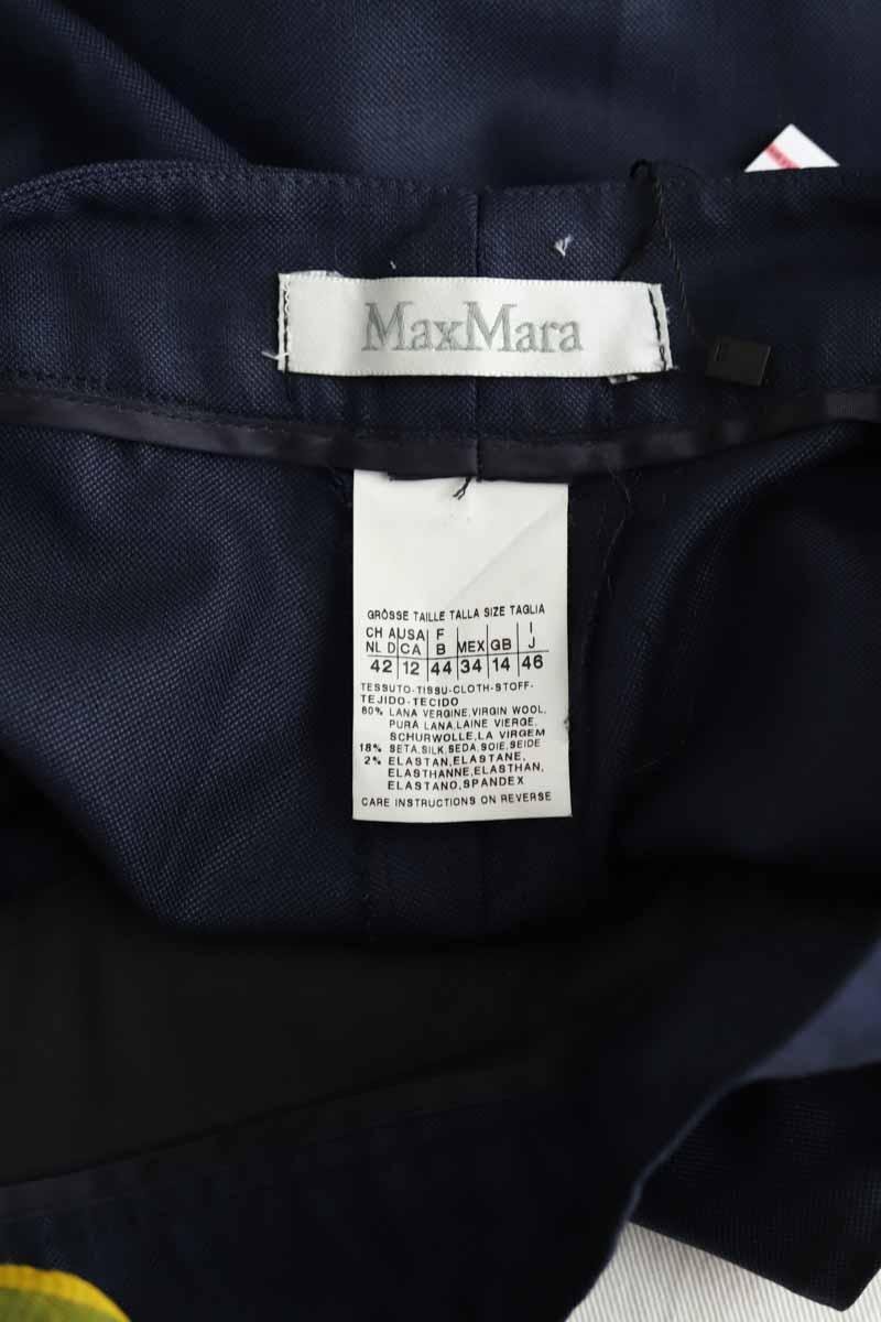 Droit Max Mara  Bleu
