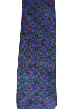 Cravate Yves Saint Laurent Bleu en Soie
