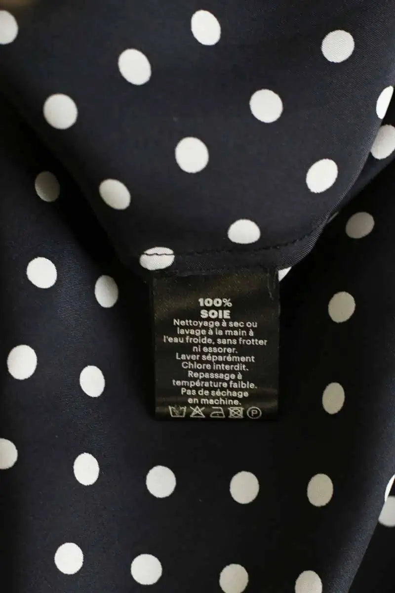 Robe From Future Noir en Soie