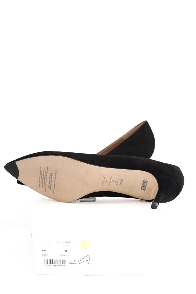 Talons LK Bennett Ava Noir en Daim