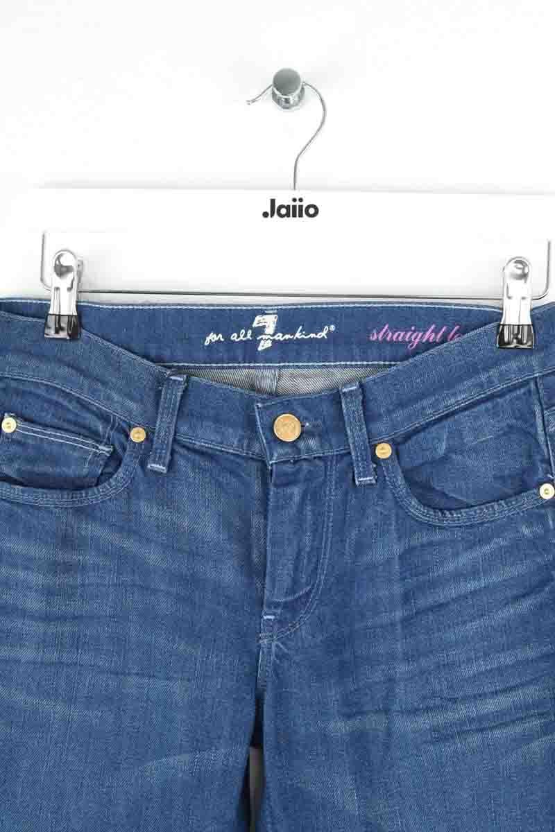 Droit 7 For All Mankind  Bleu